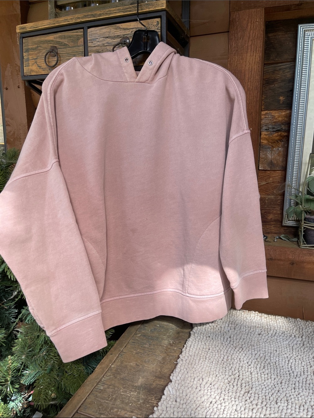 Dusty pink hoodie